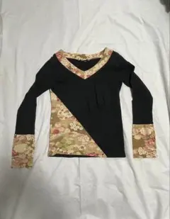 Peace now Archive 和風花柄カットソーのサムネイル