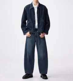 GU バレルレッグジーンズ