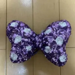 ミニーヘアゴム紫