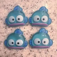 サンリオ　ぷっくりったいバッジ　ハンギョドン　缶バッジ　4つセット