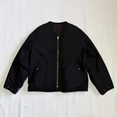 visvim IRIS DOWN JKT ブラック2 ウールシルク