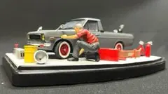 ミニカー用 整備工場 ジオラマ ガレージアンドマッスル8台 1/64 - メルカリ