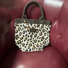 サポネッタ はっ水 スペインゴブラン生地 トートバッグ レオパード