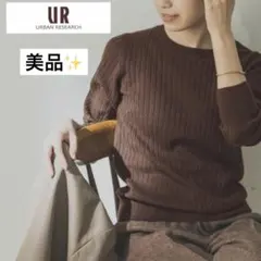 URBAN RESEARCH アーバンリサーチ コンパクト 長袖 リブニット Fのサムネイル