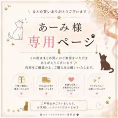 あーみ様専用ページ