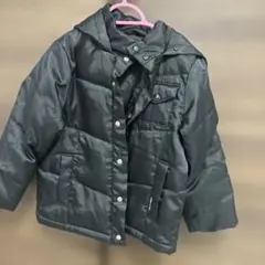 COMME CA ISM ダークグレー ダウンコート 110A