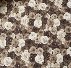 【N80生地】バラ　薔薇　50cm ×110cm幅
