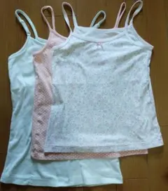 女の子用キャミソール3枚セット 150