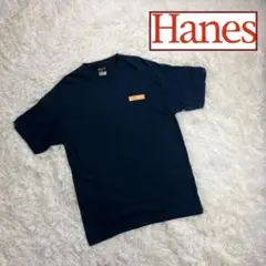 【人気ロゴ】HANESヘインズ　半袖カットソー　Mサイズ　背面プリント　Ｔシャツ