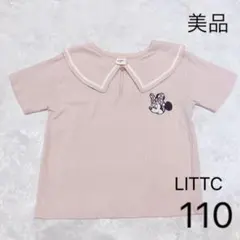 トップス　美品　110 リトシー　LITTC ミニーマウス　セーラー襟　半袖