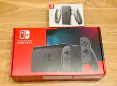 【新型】Nintendo Switch 本体 グレー＋Joy-Con充電グリップ