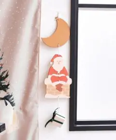 3COINS サンタオーナメント　クリスマス