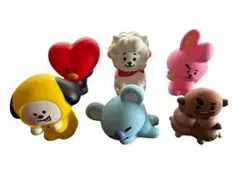 BT21 フレンズ TATA RJ シュキ KOYA ソフビ フィギュア 6体