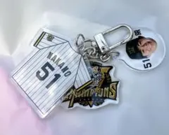 中野選手 51番 キーホルダー チャンピオンズ
