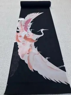 新品 日本製 冠婚葬祭用 着物反物 絹100% 約12m 黒色 - メルカリ