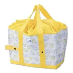 んぽちゃむ　保冷お買い物カゴバッグ　イエロー　アベイル　保冷バッグ