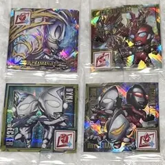 ウルトラマン ウエハースシール 4枚セット アーク ヴァルジェネス デッカーなど