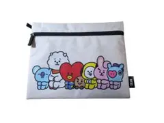 BT21 bt21 大きめファスナーポーチ
