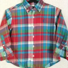 Ralph Lauren/ラルフローレン チェック柄 長袖シャツ 100㎝