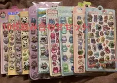 お得」ズートピアなど10枚組み合わせ　動物キャラクターシールセット