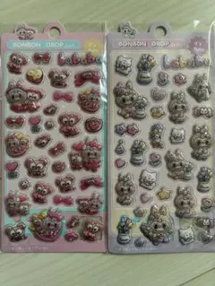 ラブブ　ボンボンドロップシール２枚セット
