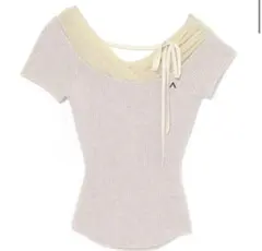 Elle ribbon knit tops - メルカリ