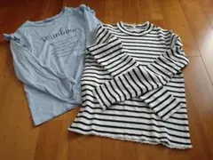 長袖カットソー　2枚セット　150