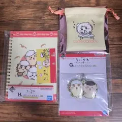 シーサー&くりまんじゅう　巾着・ラバーチャーム・ステーショナリー 3点セット