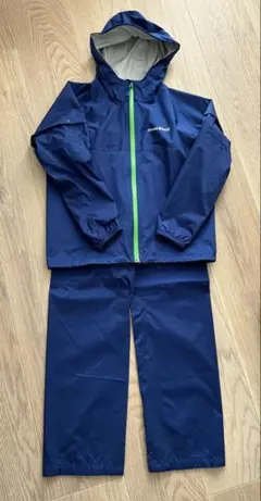 150モンベルレインウェア上下セット