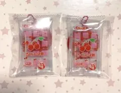 TAITO限定 タイトー もちもち君 ミニチュアキーホルダー さくらんぼ餅