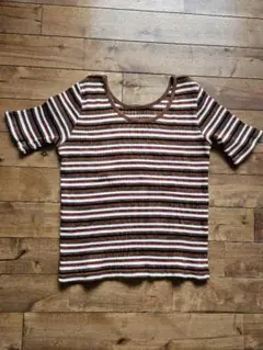 LOWRYS FARM　ボーダー半袖　Tシャツ