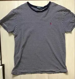90s ポロラルフローレン　ボーダーTシャツ　Lサイズ