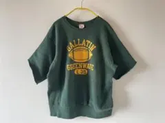 ◎70s チャンピオン 単色タグ リバースウィーブ 好配色好プリント L 半袖◎