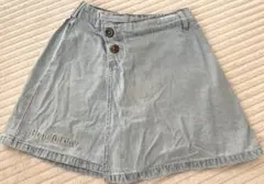 デニムキュロットスカート　半ズボン150