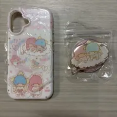 リトルツインスターズ iPhoneケース スマホグリップセット iPhone17のサムネイル