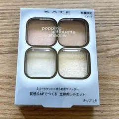 新品　KATE ポッピングシルエットシャドウ　EX-4 コットンブルーポップ