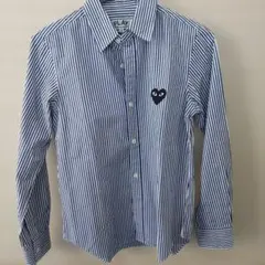 PLAY COMME des GARÇONS ストライプシャツ 青山店限定M - メルカリ