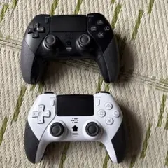 【ジャンク】PS4 ワイヤレスコントローラー ブラック ホワイト