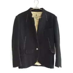 美品/25AW/KHOKI Asymmetric jacket Black - メルカリ