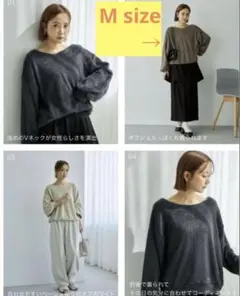 新品未使用　 misa×mir... コラボ　シャギー　ニット