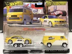 ホットウィール ヤマダ限定 チームトランスポートBMW M3×HWラリーハウラー