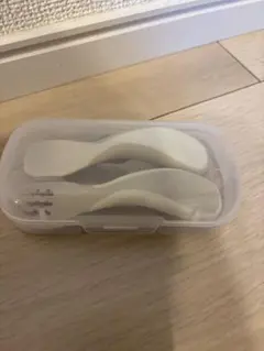 ホワイト スプーン フォーク セット ケース付き