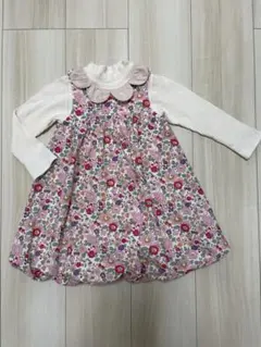 センスオブワンダー 花柄　ワンピース＆インナー　90cm