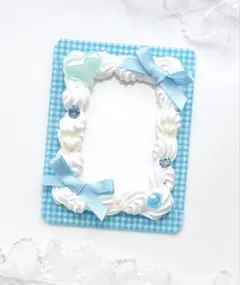 ホイップデコ　B8硬質トレカケース　水色