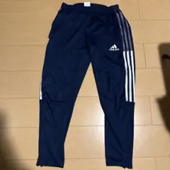 値下げ交渉あり！adidas ネイビー トレーニングパンツ　Lサイズ