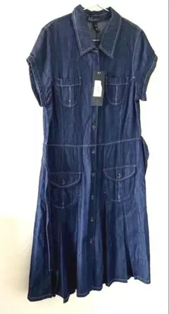 新品◯ANNE KLEINアンクライン デニムシャツワンピース◯AK JEANSのサムネイル