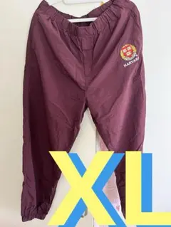 GU ハーバード エンブレム ジョガーパンツ バーガンディ　XL 未使用品