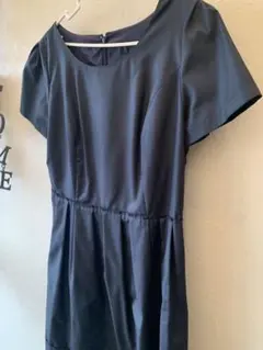 ❺美品★UNTITLED 黒 半袖チュニック 4