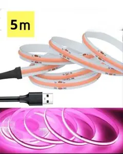新品未開封！テープライト ピンクライト 5ｍ USB-A
