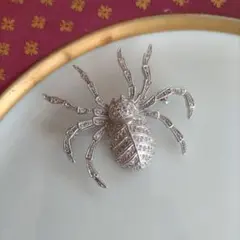 蜘蛛 ブローチ STERLING ハロウィン SILVER
